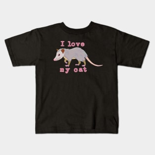 I Love My Cat Kids T-Shirt